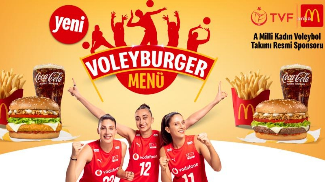 McDonald’s Türkiye’den Filenin Sultanları’na Özel Voleyburger Menü!