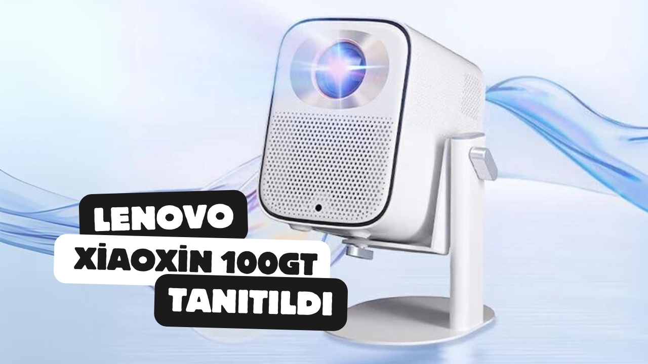 Lenovo, Xiaoxin 100GT Projektörü Tanıttı: Kompakt Boyutta Güçlü Performans ve 360° Montaj