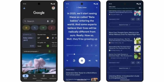 Google’ın Yeni Özelliği Daily Listen, Kişisel Haber Özetleri Sunuyor