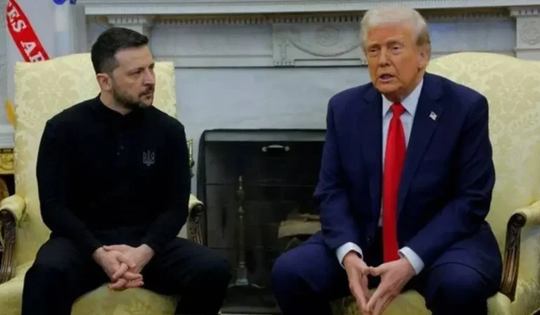 donald trump ile zelenskiy