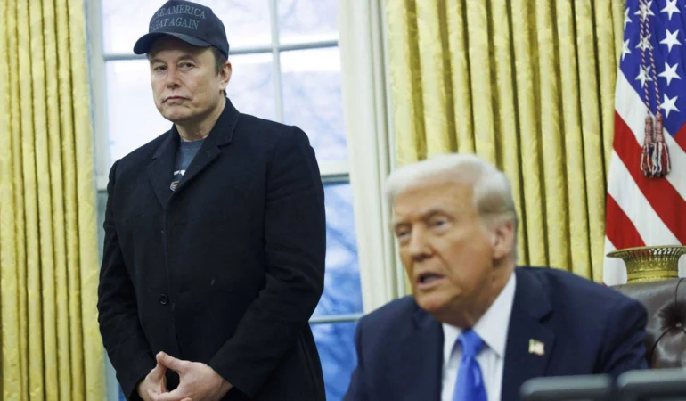 elon musk, donald trump