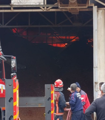 fındık fabrikası yangın
