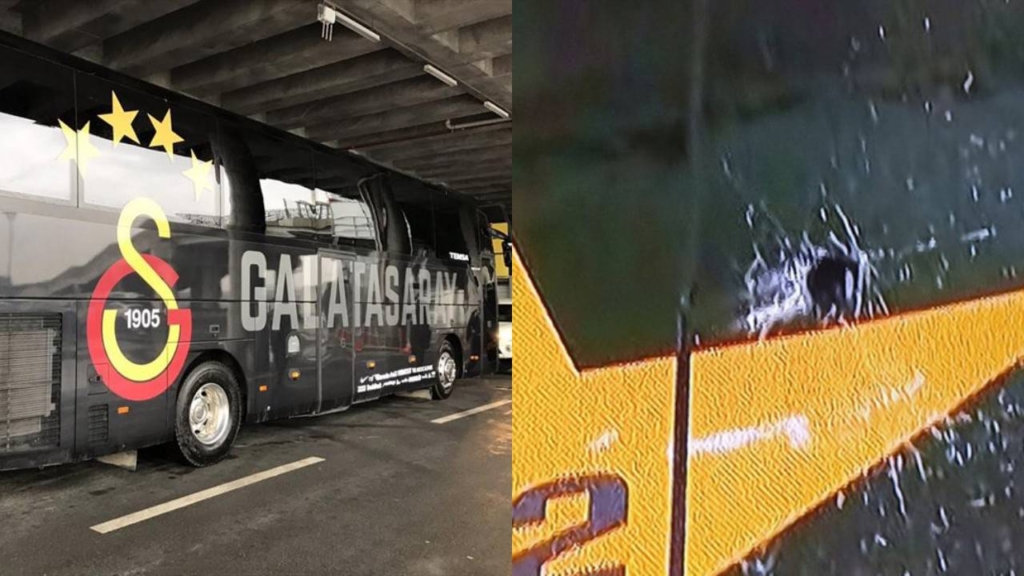 galatasaray göztepe taşlı saldırı
