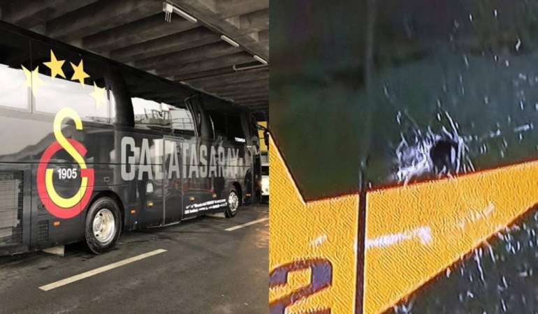 galatasaray göztepe taşlı saldırı