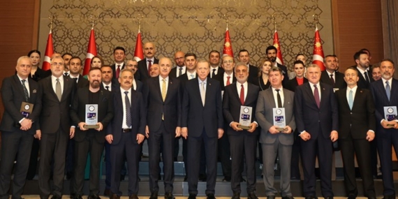 Cumhurbaşkanı Erdoğan, Yılın Medya Ödüllerini Sahipleriyle Buluşturdu