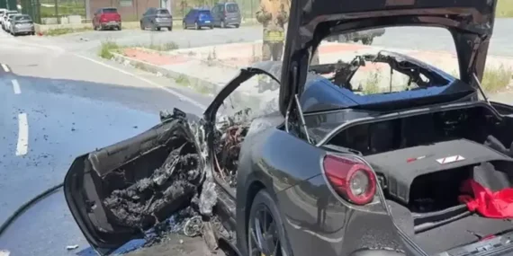 20 Milyon Lira Değerindeki Lüks Araç Kül Oldu: Sahibi Beşiktaş Başkanının Oğlu Çıktı!