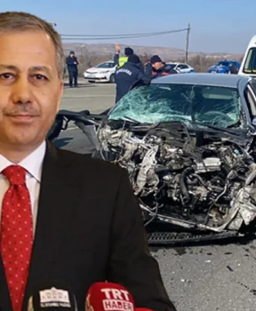 Ali Yerlikaya trafik kazası