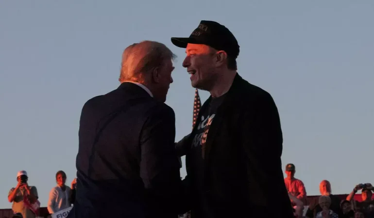 elon musk, donald trump