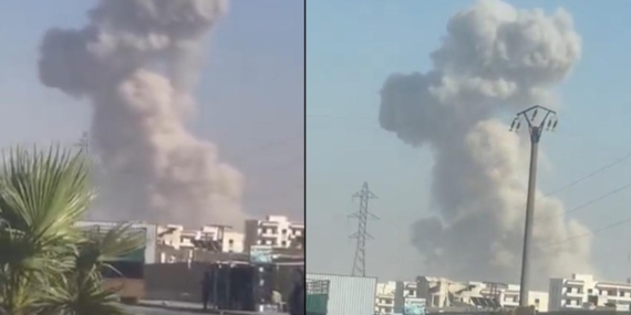 Halep’te Havalimanı Yakınlarında Şiddetli Patlama!