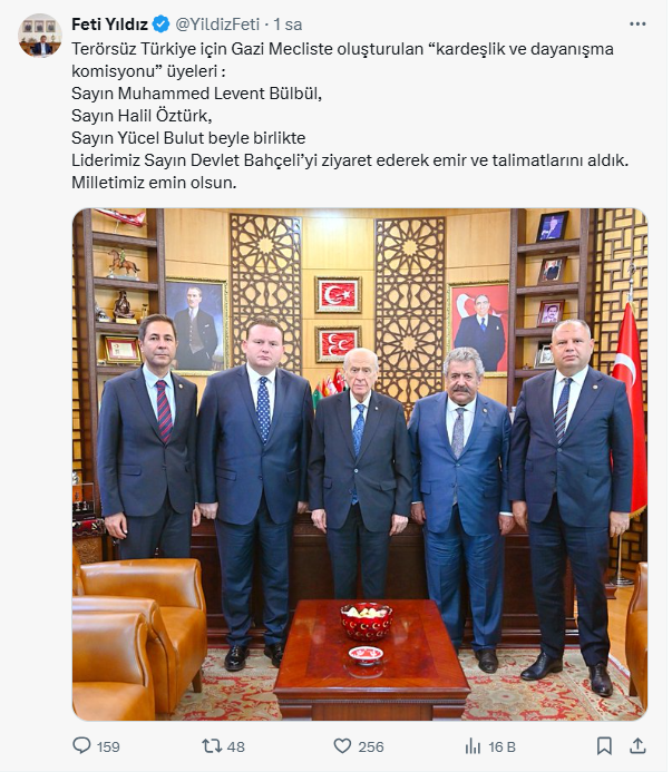 Kardeşlik ve Dayanışma Terörsüz Türkiye