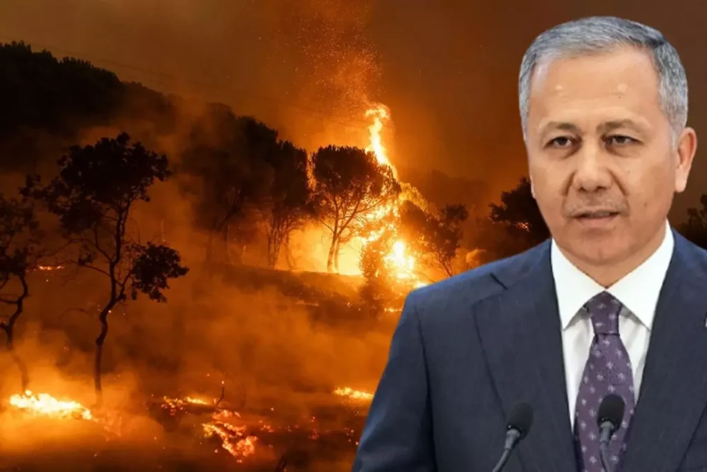 Yerlikaya orman yangını