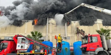 bursa tekstil yangın gerginlik