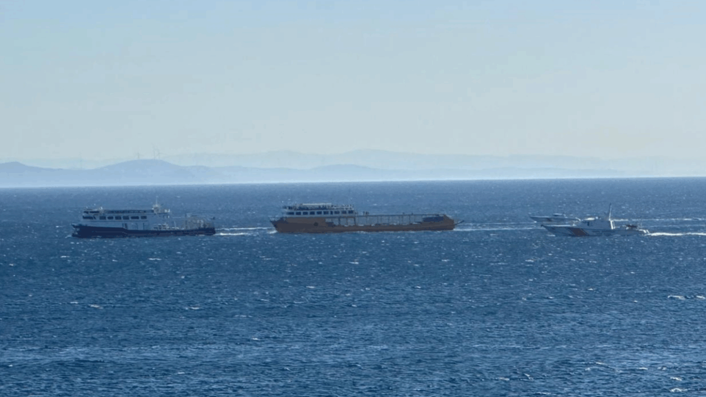 feribot yangını marmara adası