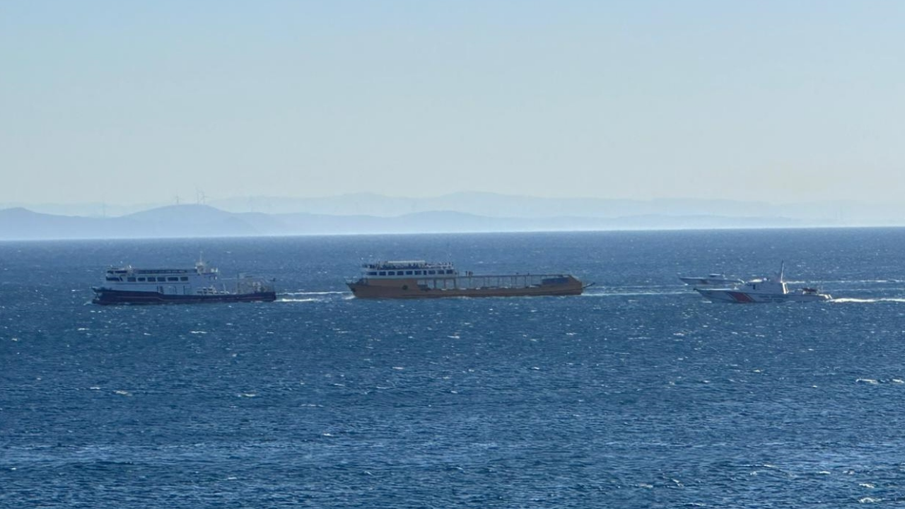 feribot yangını marmara adası