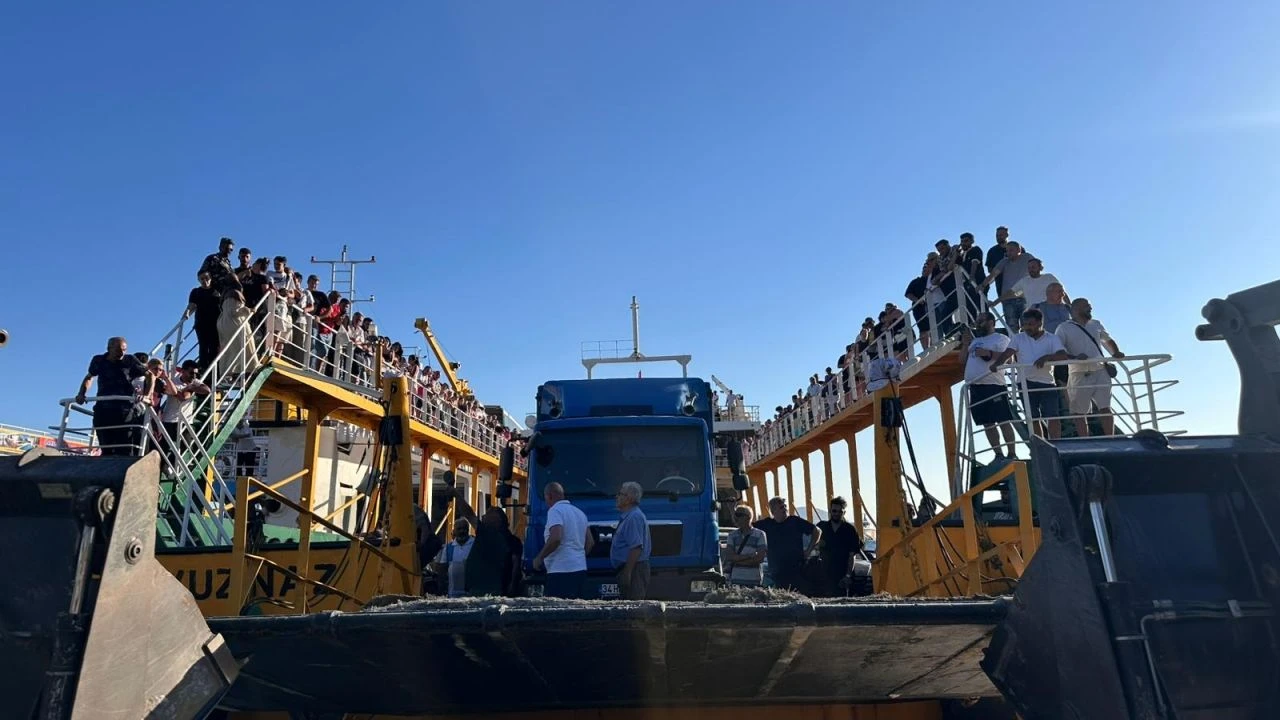 feribot yangını marmara adası
