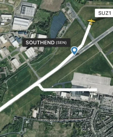 ingiltere uçak düştü