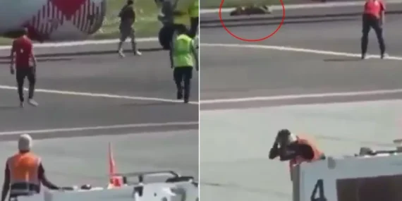 İtalya’da Havalimanında Uçağın Motoruna Atlayan Kişi Hayatını Kaybetti
