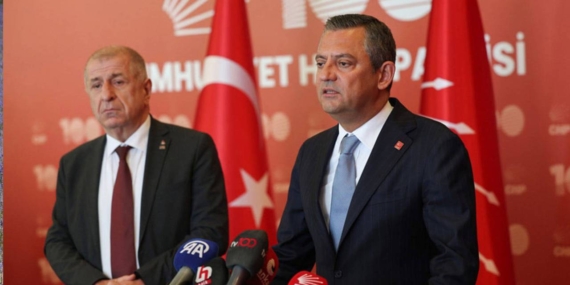 Zafer Partisi Lideri Ümit Özdağ, CHP’ye Destek Ziyaretinde Bulundu