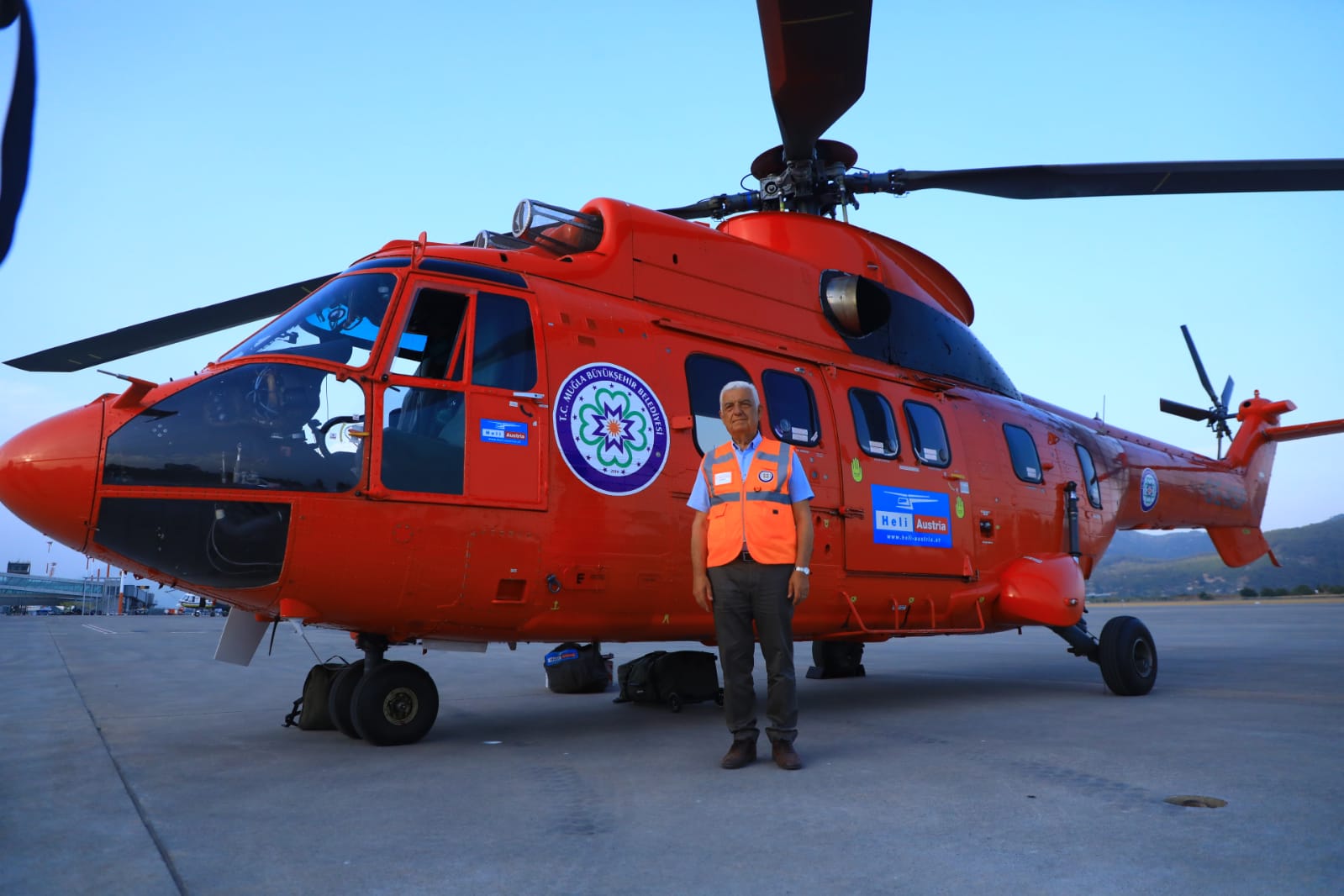 yangın helikopteri orman yangını