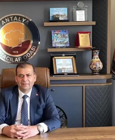 Antalya’da Pastacılar Odası Başkanı