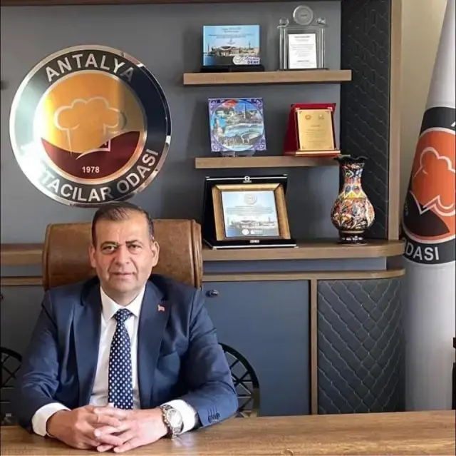 Antalya’da Pastacılar Odası Başkanı