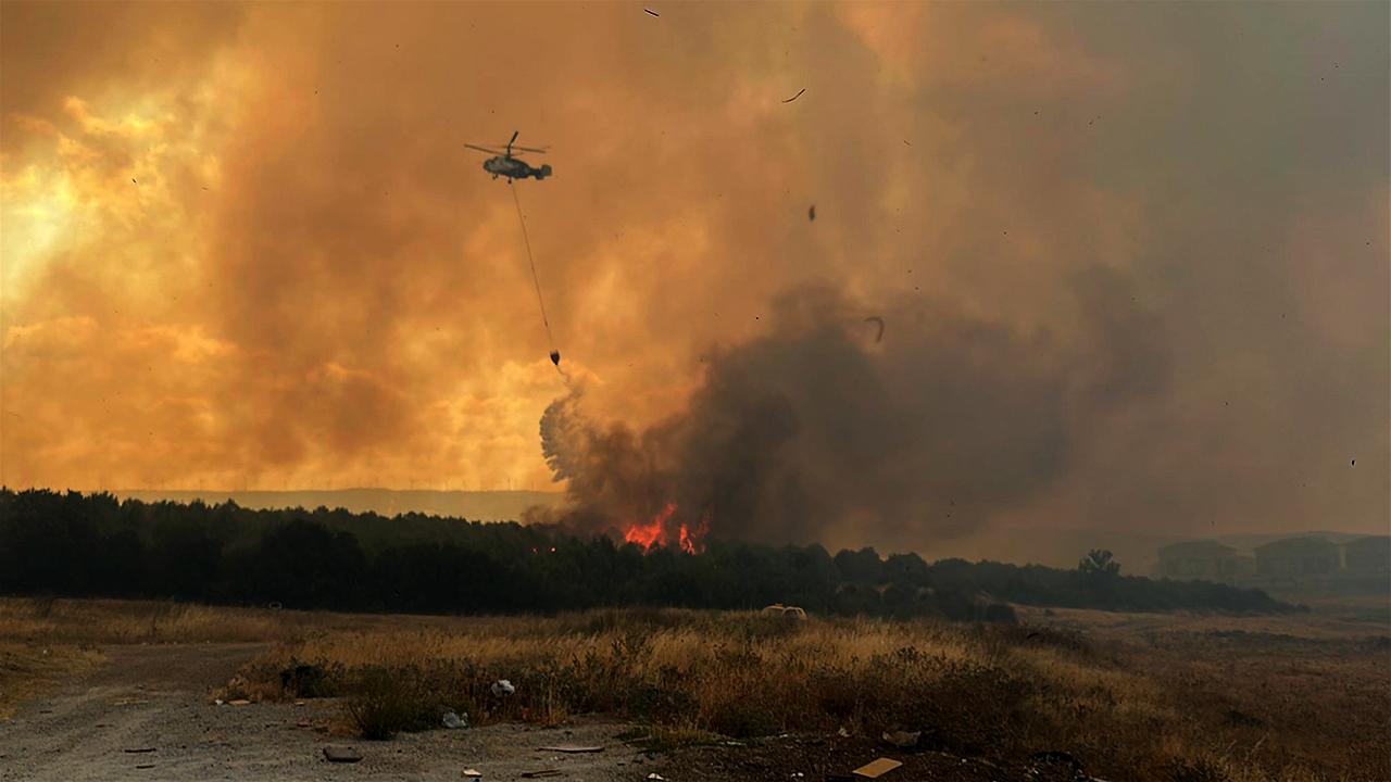Çanakkale yangın