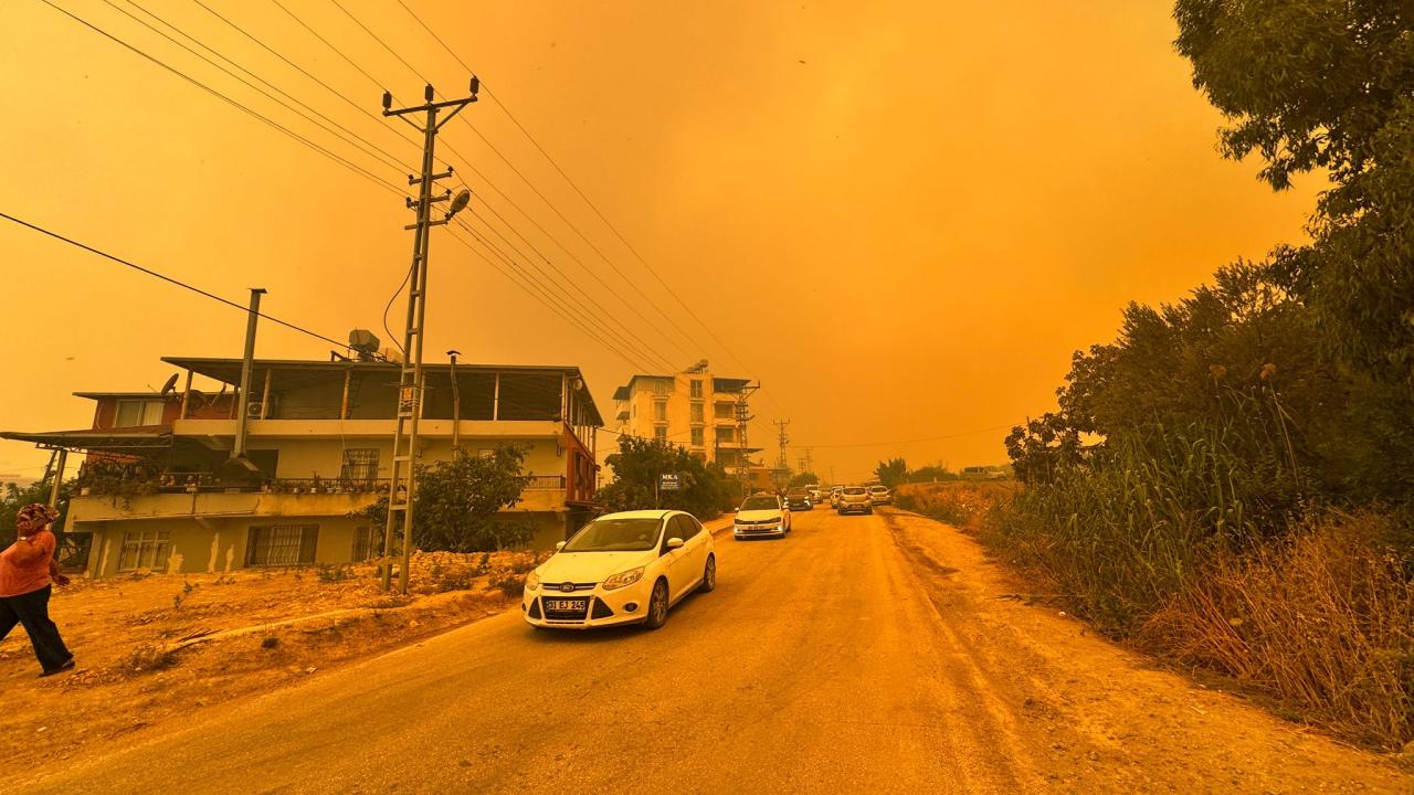 Hatay yangın