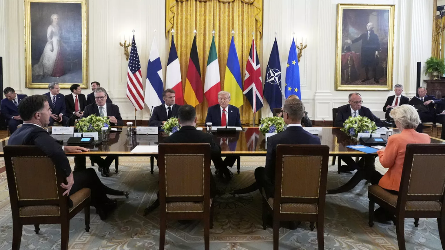 Trump, Zelenski ve Batılı Liderlerle Görüştü