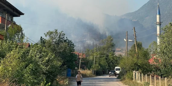 Bartın’da Orman Yangını Mücadelesi Sürüyor