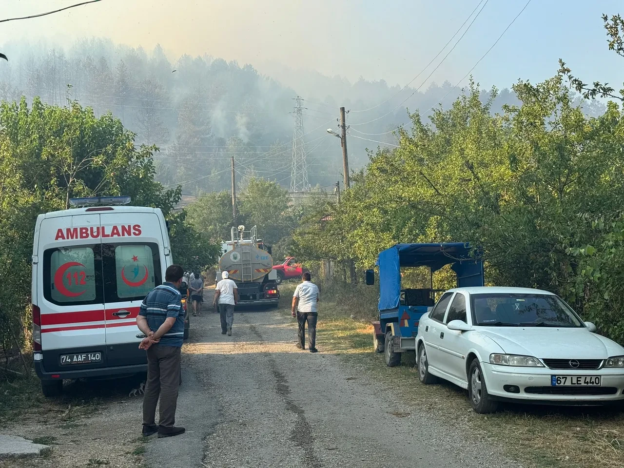 bartın orman yangını