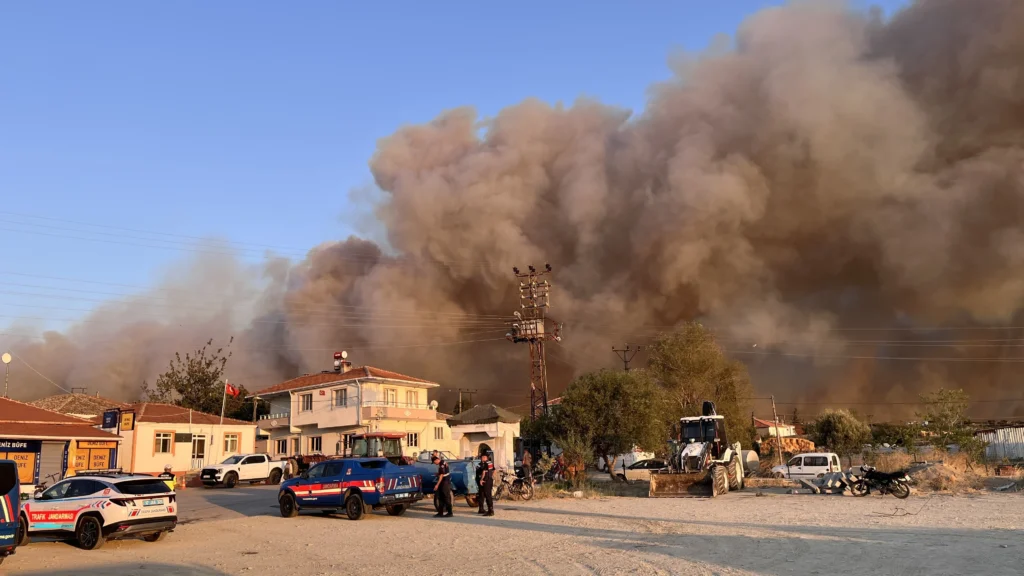 çanakkale orman yangını