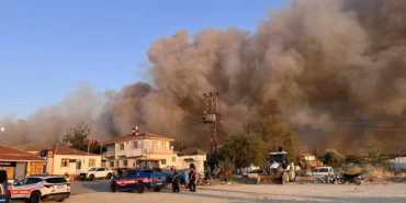 çanakkale orman yangını