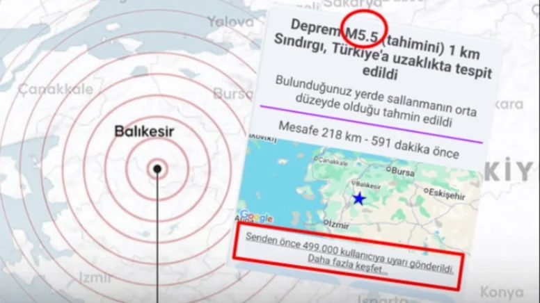deprem uygulaması