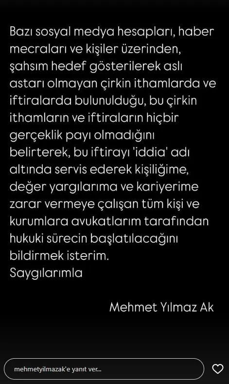 mehmet yılmaz ak
