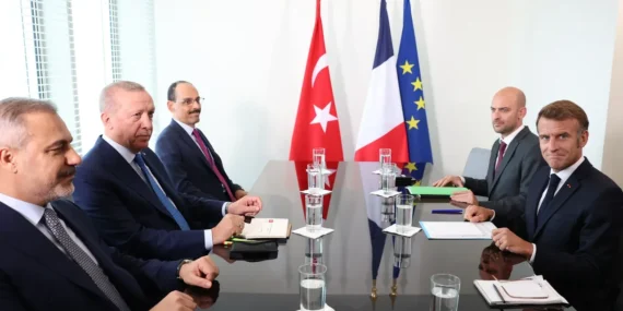 Erdoğan ve Macron New York’ta Bir Araya Geldi