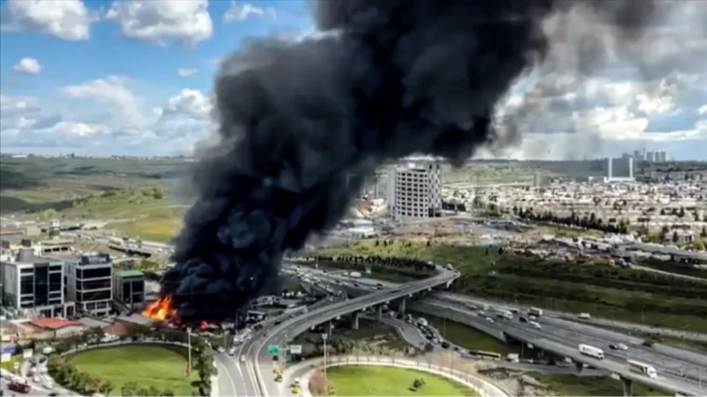 başakşehir osb yangın