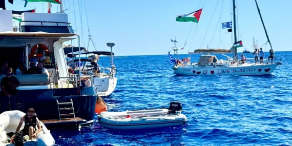 Gazze’ye Doğru Yola Çıkan Küresel Sumud Filosu Yüksek Riskli Bölgeye Girdi